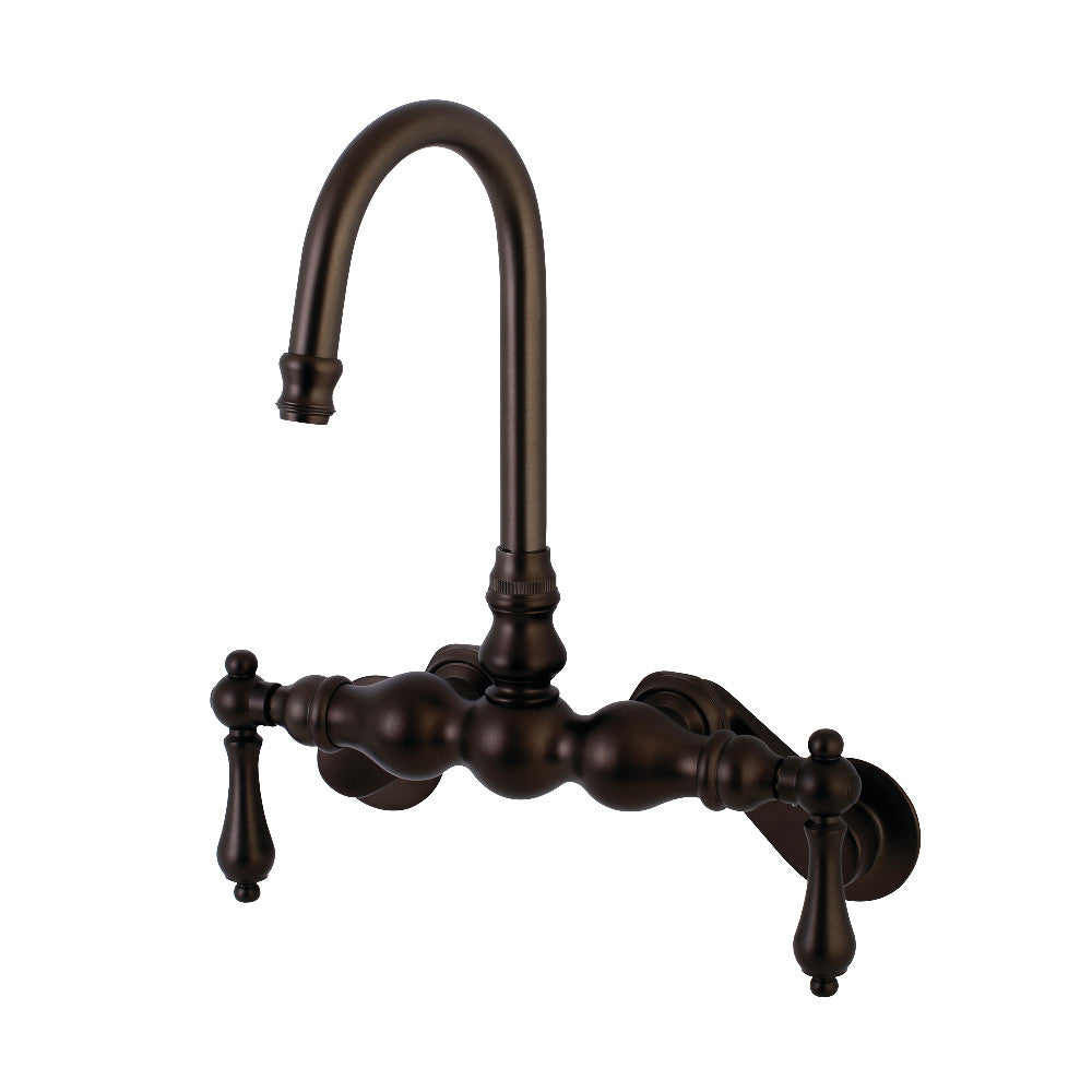 Vintage Wall Mount Tub Faucet, 4.5" In Spout Reach