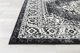 Ibiza-180 Area Rugs Black 8-X-10