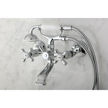 Tub Wall Mount Clawfoot Tub Faucet With Hand Shower