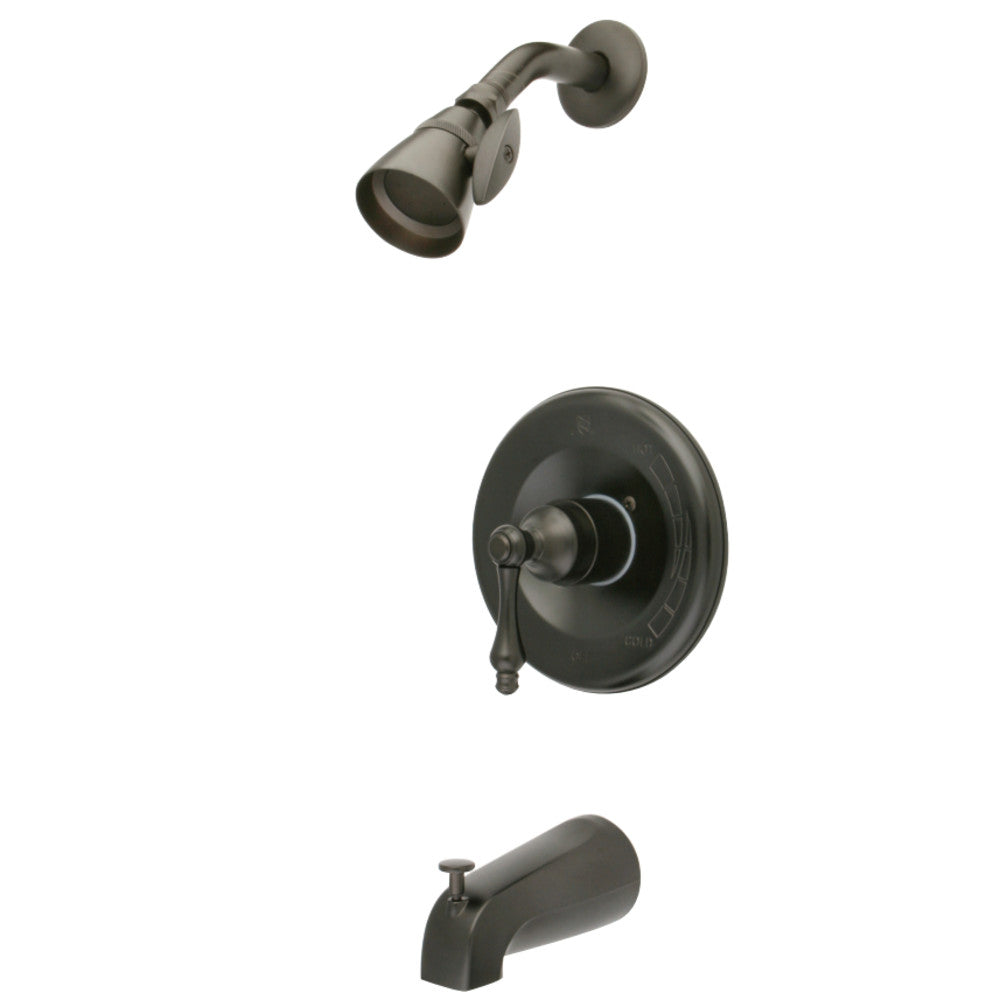 Magellan Tub & Shower Faucet With Single Lever Handle, Oil Rubbed Bronze
