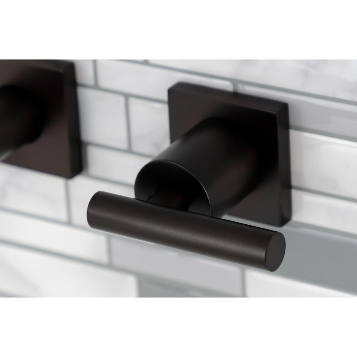 Manhattan Two-Handle Wall Mount Bathroom Faucet