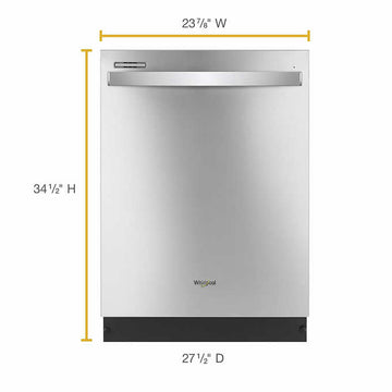Top Control Dishwasher With Heated Dry Option and Soil Sensor in Fingerprint Resistant Finish