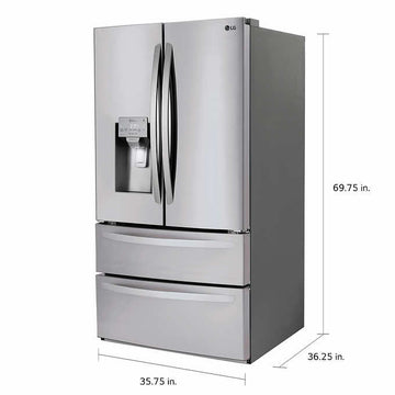 28 cu. ft. Ultra Capacity 4 Door French Door Refrigerator In Satinless Steel