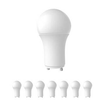 A19 LED Light Bulbs - 9.5 Watt - 800lm Dimmable - 5000K - Natural White GU24