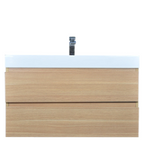 Fusion Floating / Wall Mounted Bathroom Vanity with Acrylic Sink