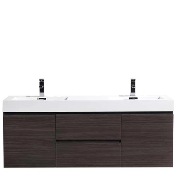 Fusion Floating / Wall Mounted Bathroom Vanity with Acrylic Sink