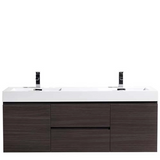 Fusion Floating / Wall Mounted Bathroom Vanity with Acrylic Sink