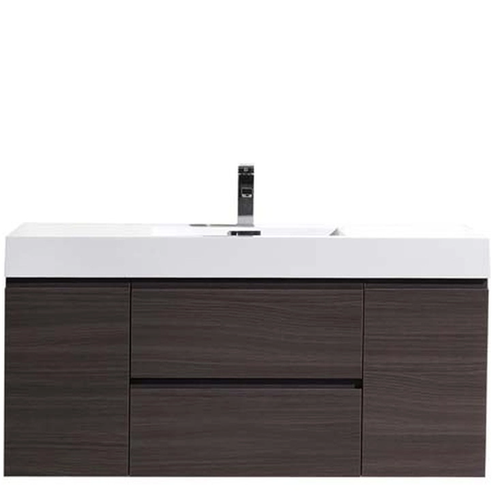 Fusion Floating / Wall Mounted Bathroom Vanity with Acrylic Sink