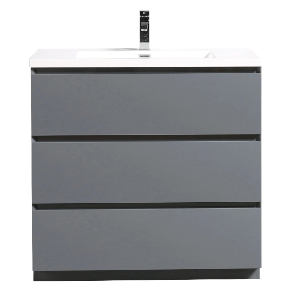 Aramco Freestanding Bathroom Vanity With Acrylic Sink & Drawers