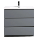 Aramco Freestanding Bathroom Vanity With Acrylic Sink & Drawers