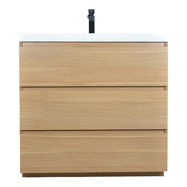 Aramco Freestanding Bathroom Vanity With Acrylic Sink & Drawers