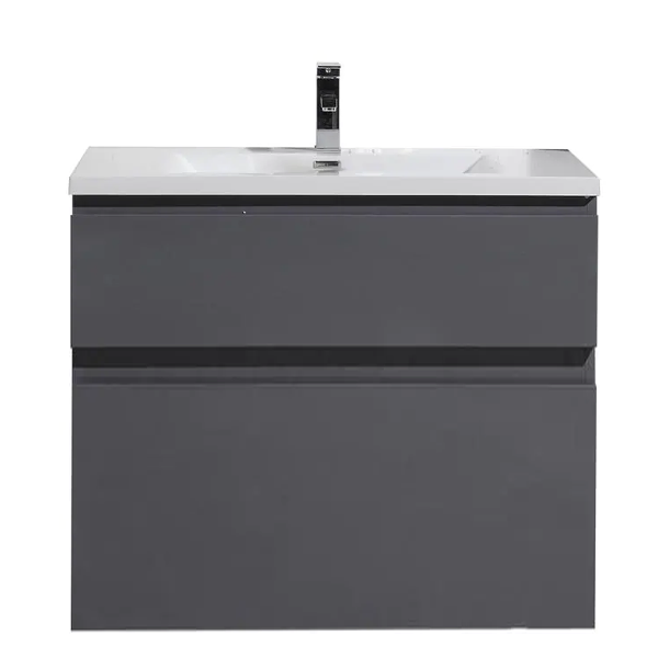 Brooklyn Floating / Wall Mounted Bathroom Vanity With Acrylic Sink