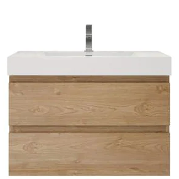 Fusion Floating / Wall Mounted Bathroom Vanity with Acrylic Sink