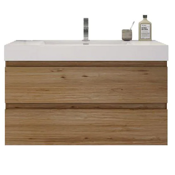 Fusion Floating / Wall Mounted Bathroom Vanity with Acrylic Sink