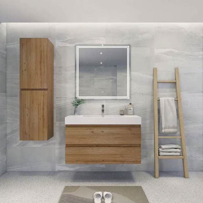 Fusion Floating / Wall Mounted Bathroom Vanity with Acrylic Sink