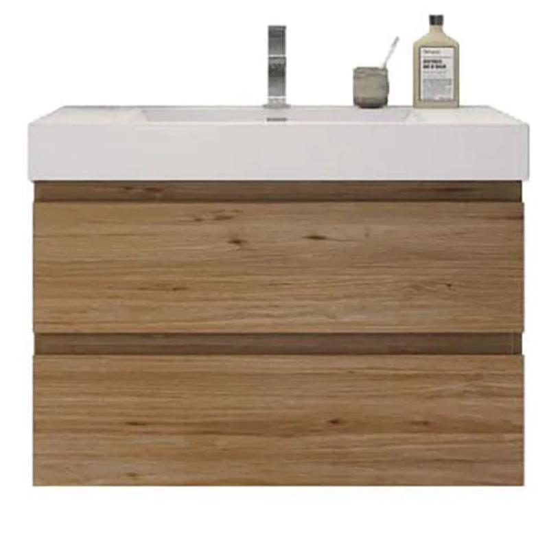 Fusion Floating / Wall Mounted Bathroom Vanity with Acrylic Sink