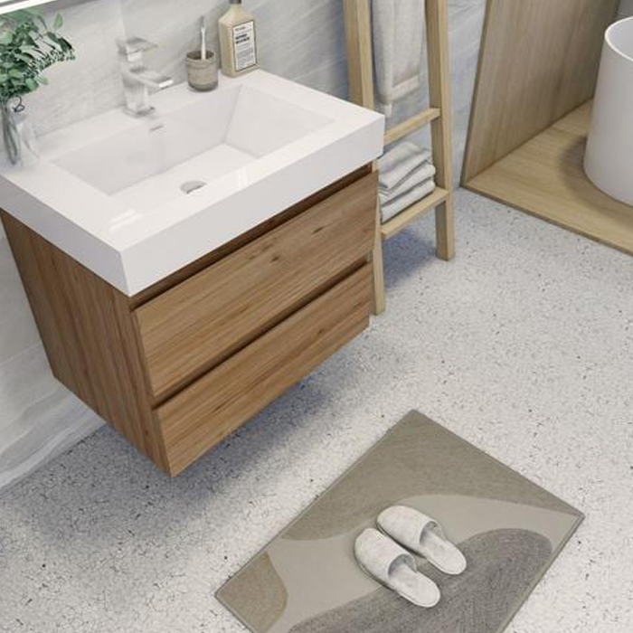 Fusion Floating / Wall Mounted Bathroom Vanity with Acrylic Sink