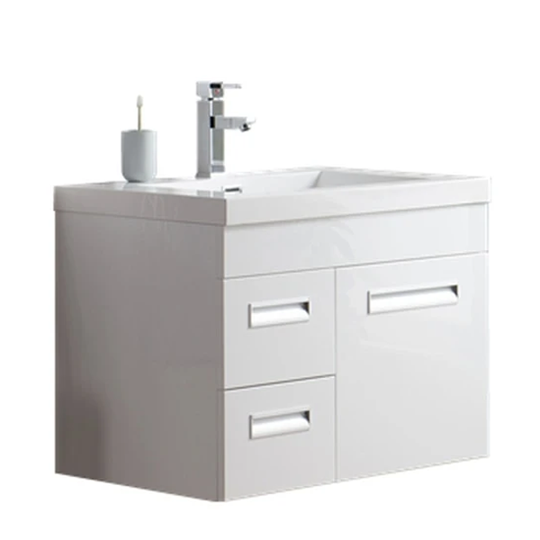 Alpha Floating / Wall Mounted Bathroom Vanity with Acrylic Sink