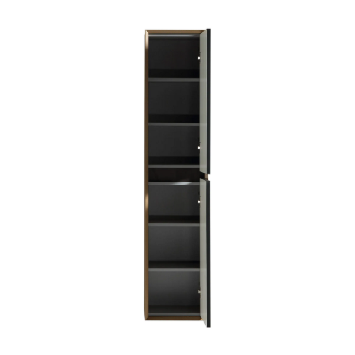Kingdee 14 in. Floating / Wall Mounted Bathroom Linen Side Cabinet With Soft Closing Doors