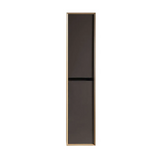 Kingdee 14 in. Floating / Wall Mounted Bathroom Linen Side Cabinet With Soft Closing Doors