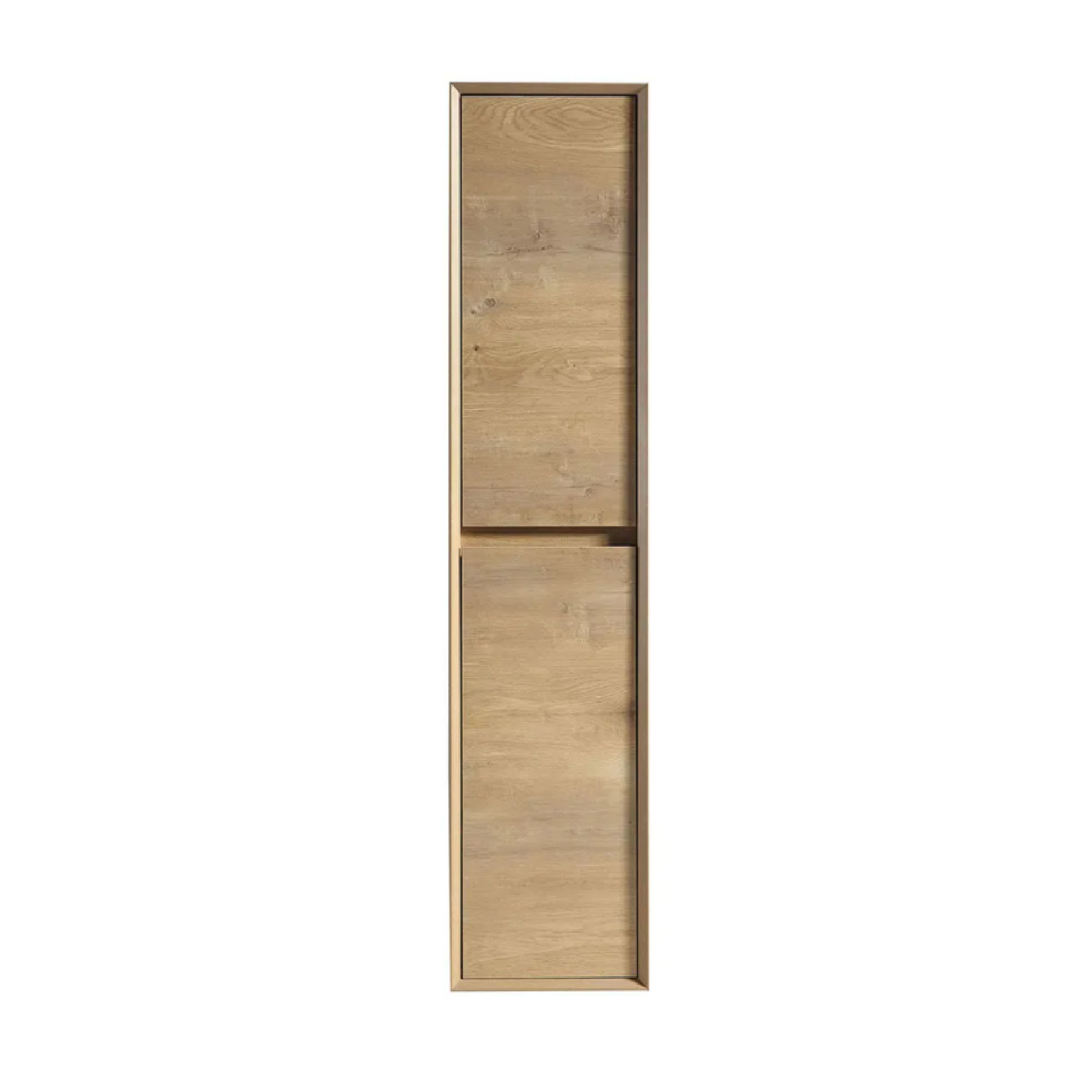 Kingdee 14 in. Floating / Wall Mounted Bathroom Linen Side Cabinet With Soft Closing Doors