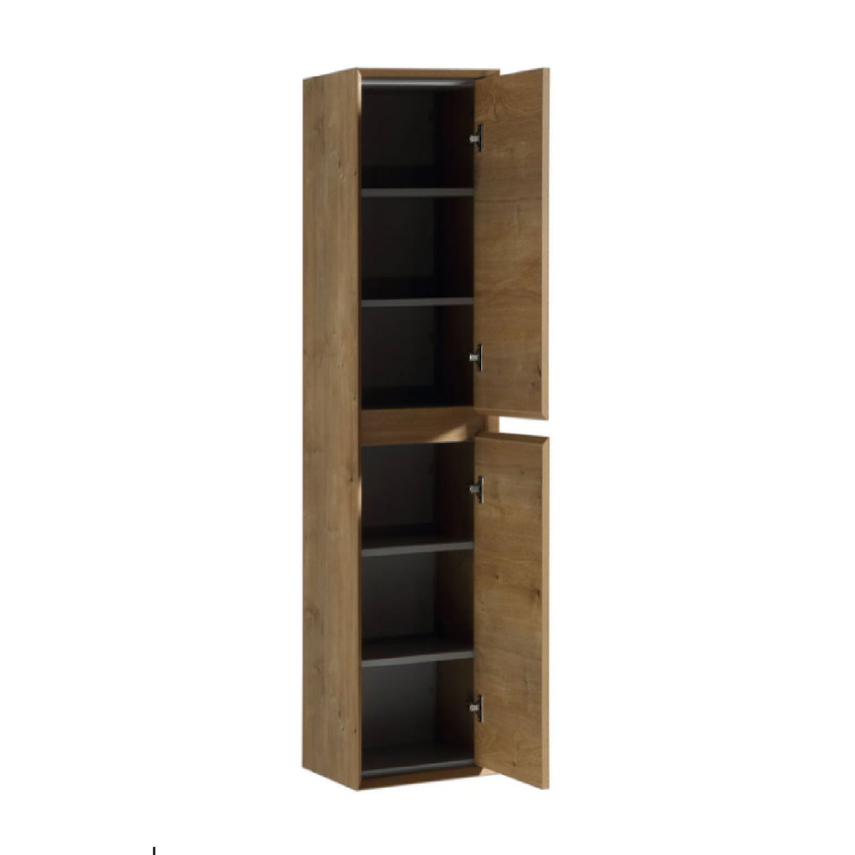 Kingdee 14 in. Floating / Wall Mounted Bathroom Linen Side Cabinet With Soft Closing Doors