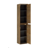 Kingdee 14 in. Floating / Wall Mounted Bathroom Linen Side Cabinet With Soft Closing Doors