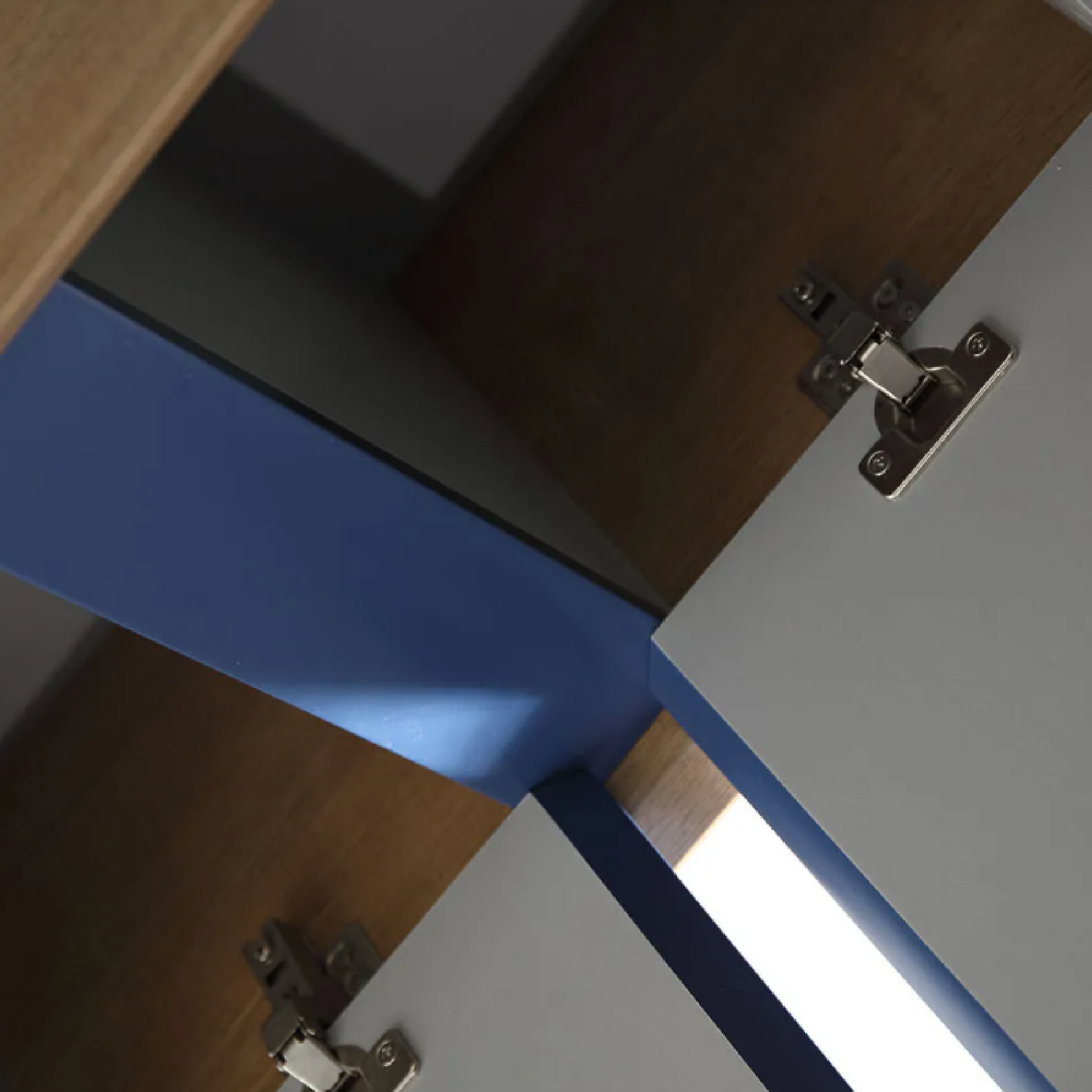 Kingdee 14 in. Floating / Wall Mounted Bathroom Linen Side Cabinet With Soft Closing Doors