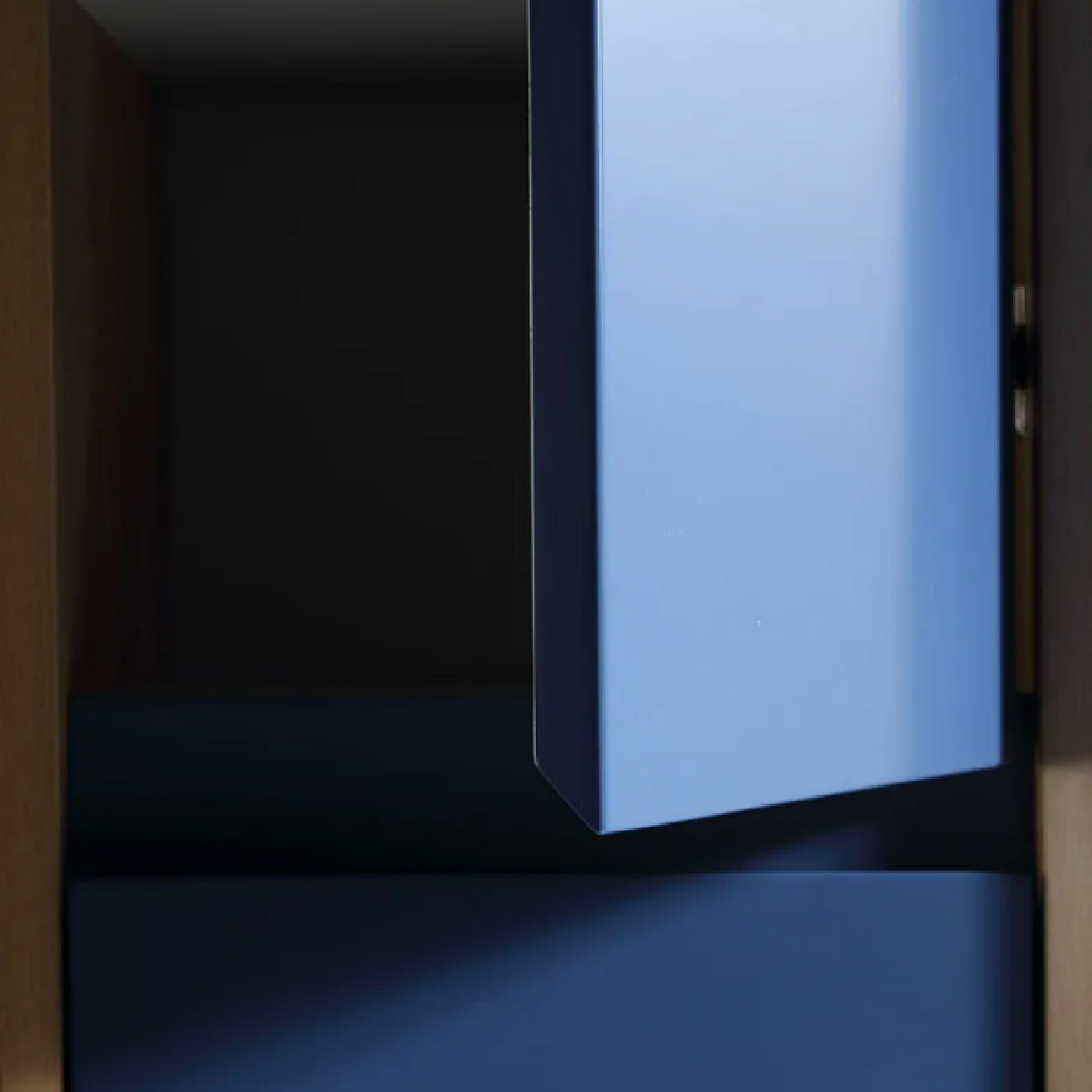 Kingdee 14 in. Floating / Wall Mounted Bathroom Linen Side Cabinet With Soft Closing Doors