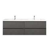 Artland Floating / Wall Mounted Bathroom Vanity With Acrylic Sink