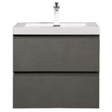 Artland Floating / Wall Mounted Bathroom Vanity With Acrylic Sink