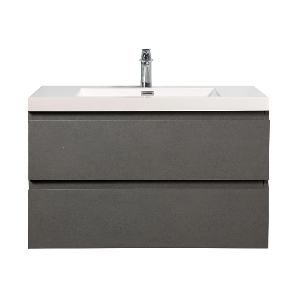 Artland Floating / Wall Mounted Bathroom Vanity With Acrylic Sink