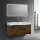 Fusion Floating / Wall Mounted Bathroom Vanity with Acrylic Sink