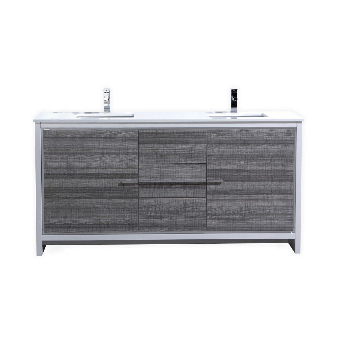 Ashdale Freestanding Bathroom Vanity With Sink, Soft Closing Doors & Drawer - BUILDMYPLACE