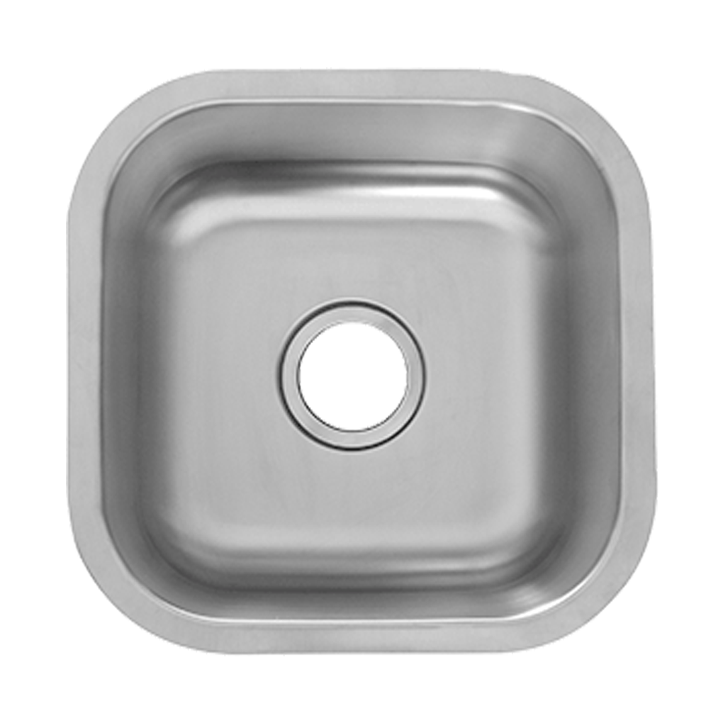 Undermount Round Sink - 18 Gauge Stainless Steel - 16" L x 16"W x 8" D