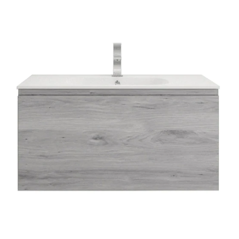 Aipo Floating / Wall Mounted Bathroom Vanity with Acrylic Sink