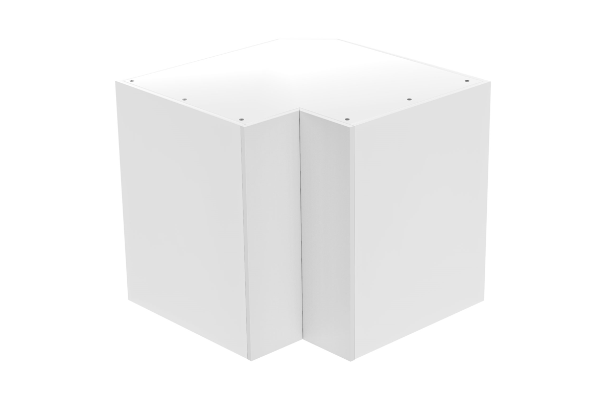 RTA - Glossy White - Lazy Susan Base Cabinets | 36"W x 34.5"H x 24"D