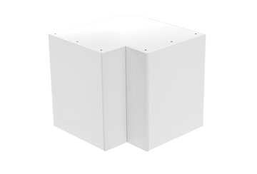 RTA - Glossy White - Lazy Susan Base Cabinets | 36"W x 34.5"H x 24"D