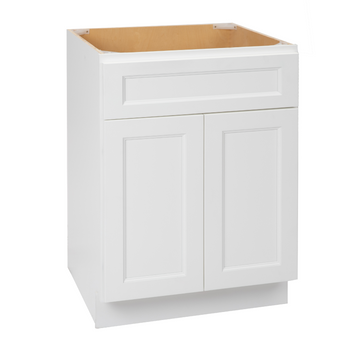 Cunningham white Freestanding Bathroom Vanity Without Sink and Top