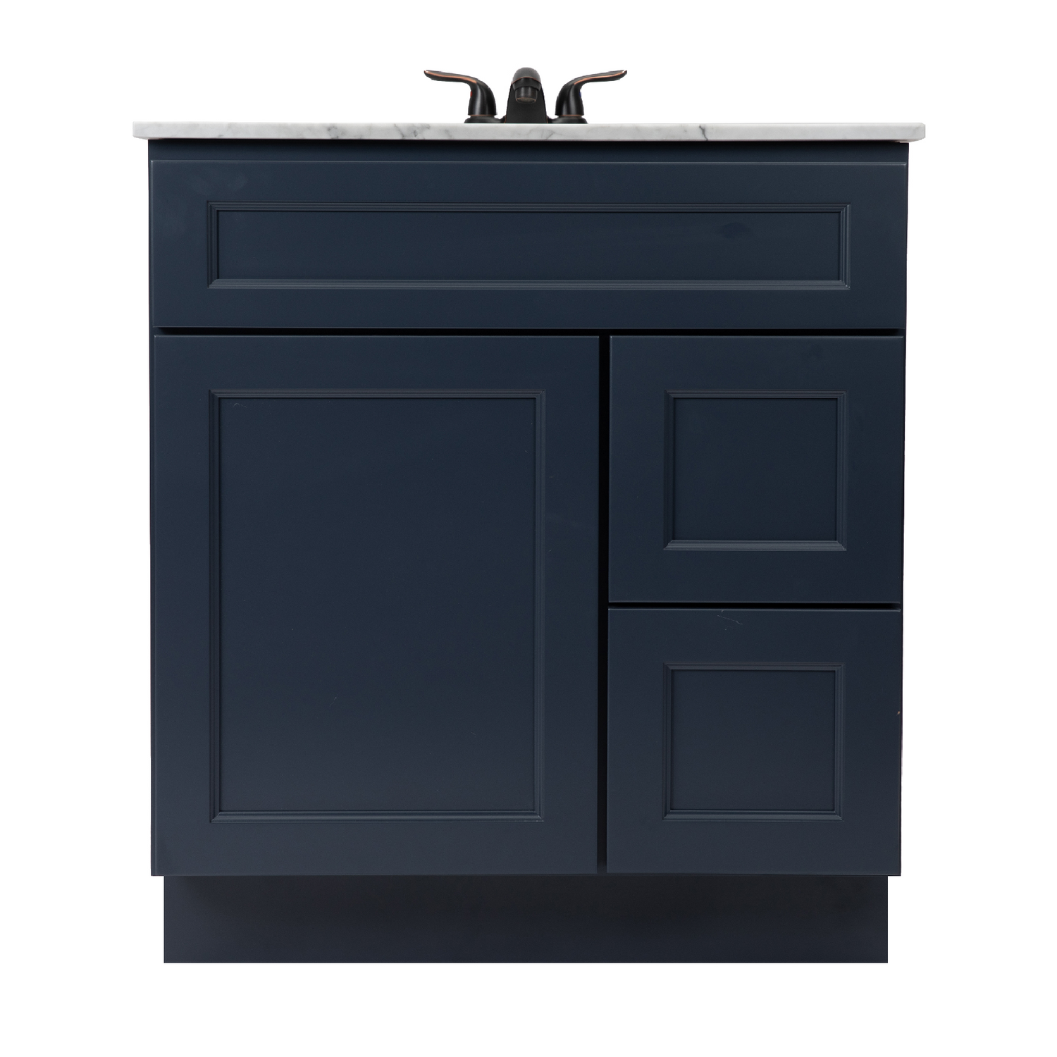 Pacific Blue Freestanding Bathroom Vanity Cabinet Without Top