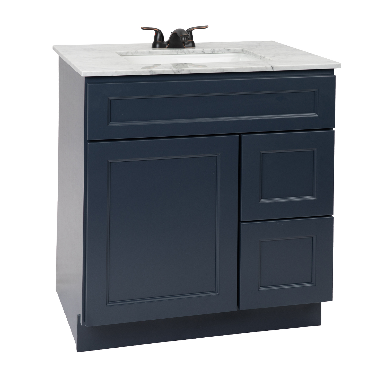 Pacific Blue Freestanding Bathroom Vanity Cabinet Without Top