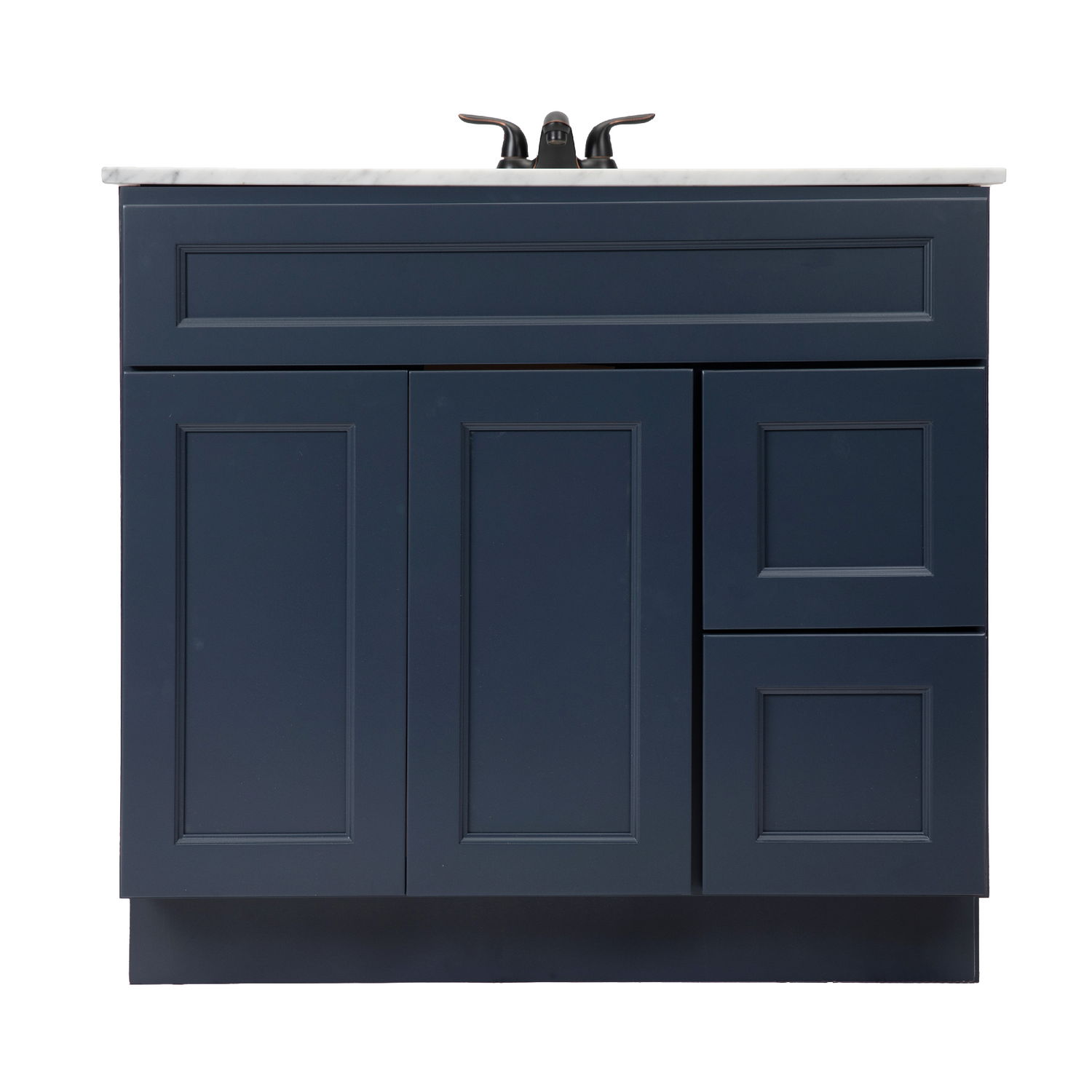 Pacific Blue Freestanding Bathroom Vanity Cabinet Without Top