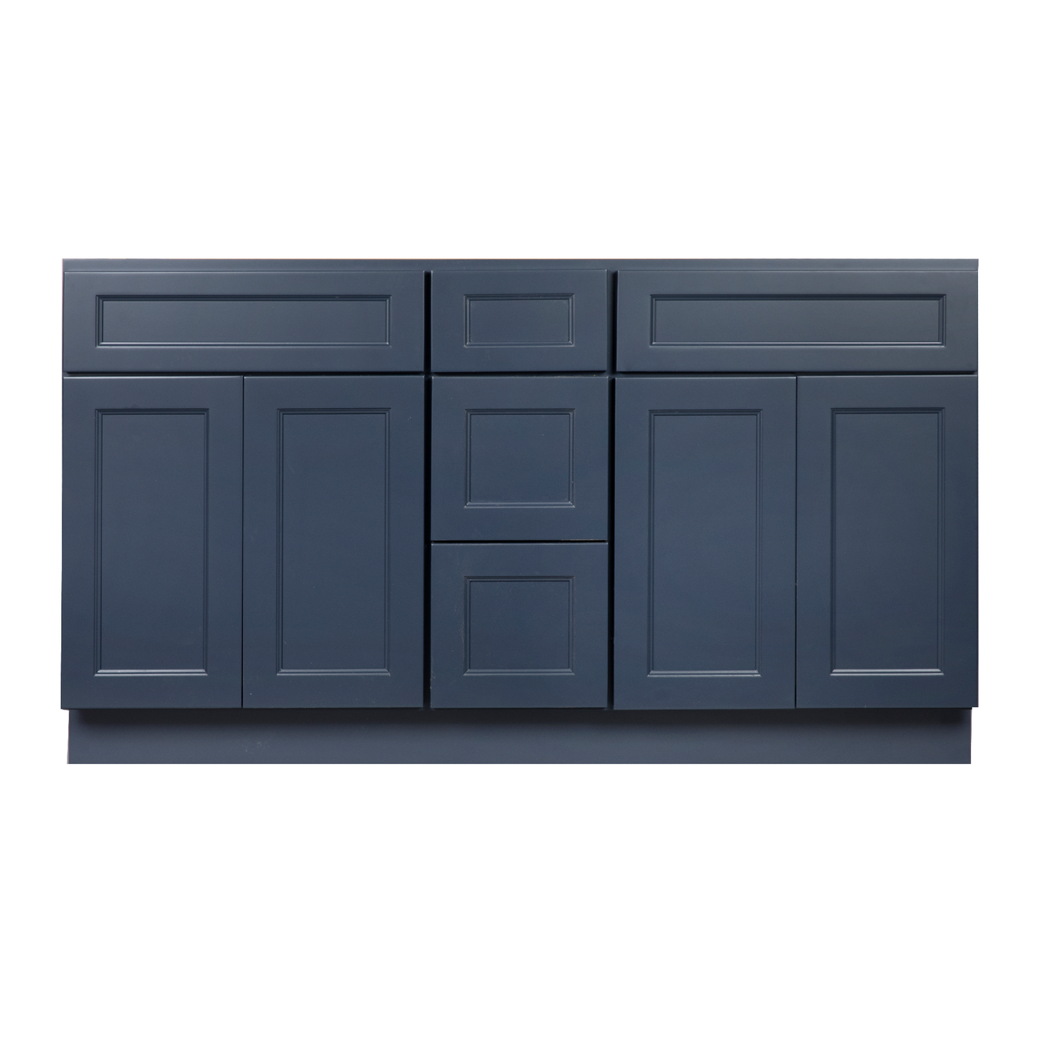 Pacific Blue Freestanding Bathroom Vanity Cabinet Without Top