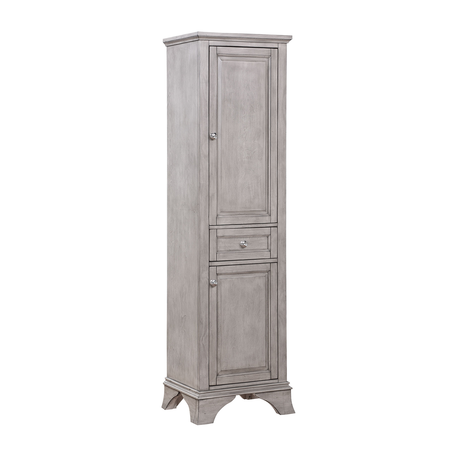 Wainwright Traditional Freestanding Bathroom Linen Side Cabinet With Soft Closing Doors & Drawer