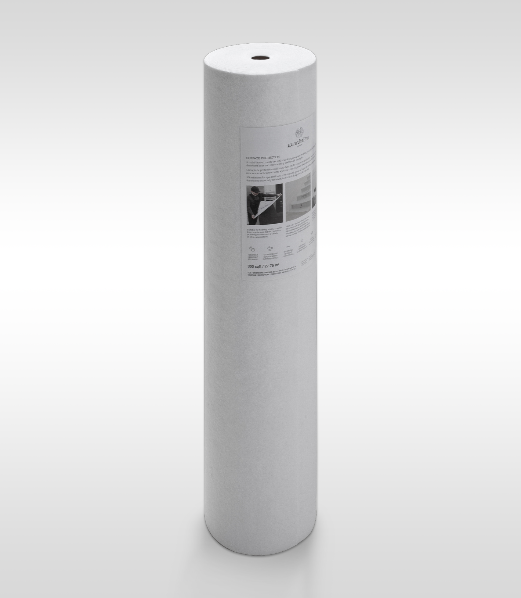 Guardia Pro Surface protection multi layered White Rolls - 300 SQFT