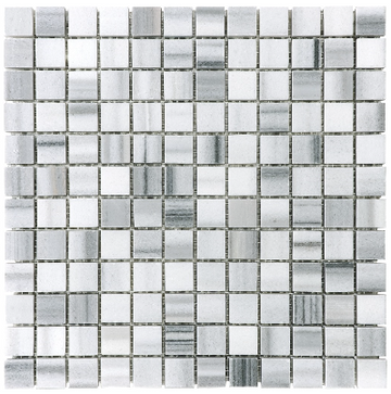 1 X 1 In Fluid Polished Marble Mosaic