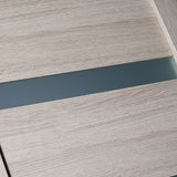 Leora Vetro Interior Door in Shambor Finish