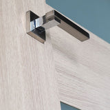 Mirella Vetro Interior Door in Shambor Finish