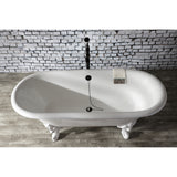 Clawfoot Tub with 7-Inch Faucet Drillings