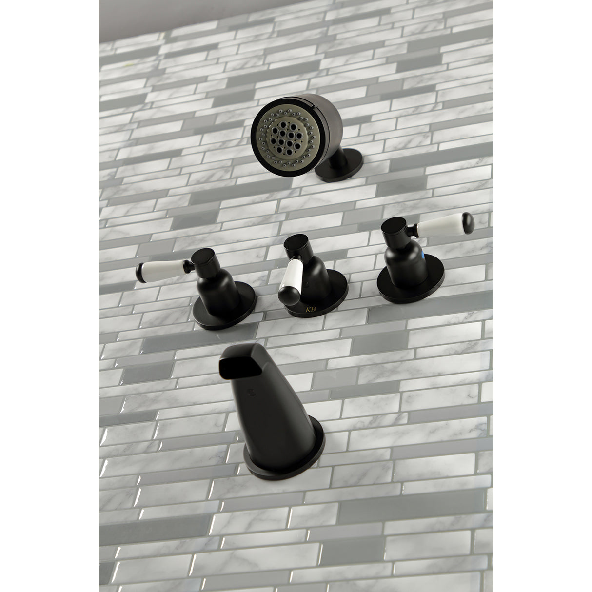 Paris Three Handle Tub And Shower Faucet